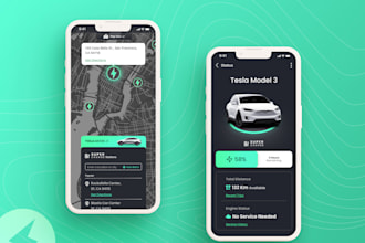 develop ev charging app, charging station app, e bike finder