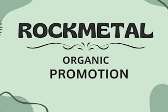 do organic rock metal promotion by using email marketing