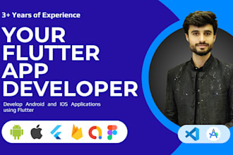 develop android and ios mobile application using flutter
