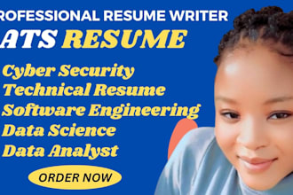 write cyber security resume tech IT software engineering data analyst job search
