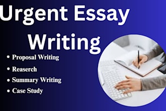 do urgent essay writing ,research and summary writing