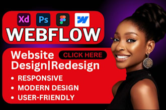 design or develop webflow website, figma to webflow, webflow expert