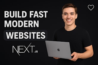 build blazing fast and modern websites using nextjs
