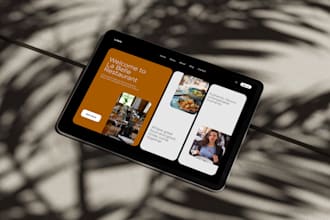 design a modern, responsive website for startups and small businesses