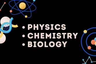 help with physics, chemistry and biology