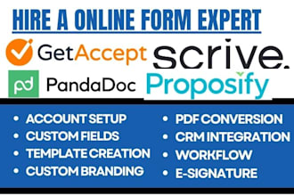 setup getaccept scrive pandadoc docusign qwilr proposify dropbox sign signwell