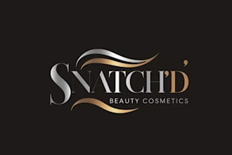 design classic cosmetics and beauty brand logo