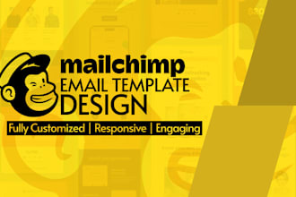 design custom mailchimp email templates and professional newsletters