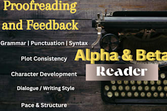 alpha and beta read proofread your romance story manuscript with honest feedback