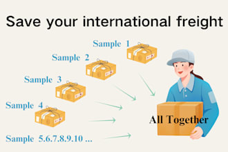collect, repackage, ship samples from china to save your costs