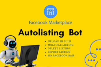 create facebook automaton reply chatbot,notify marketplace bot,messenger chatbot