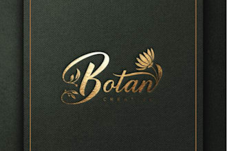 design a hand drawn minimalist botanical logo
