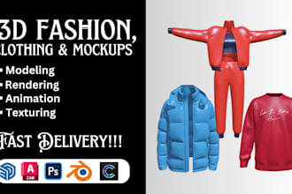 clo 3d clothing animation for tshirt mockup, secondlife 3d fashion design render