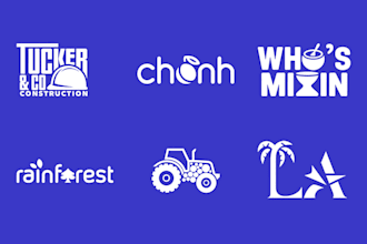 create custom cursive shopify ecommerce professional logo designs