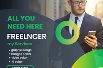 design agent cover, facebook cover, youtube banner or social media header