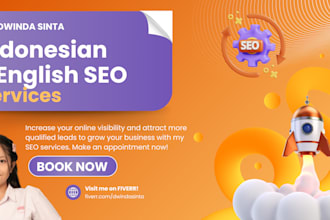 create indonesian and english high quality SEO content
