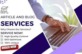 do SEO article writing, blog post writing or content writing