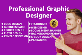 be your professional graphic design with canva pro