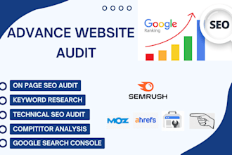 do technical SEO, website audit, google search console for higher ranking