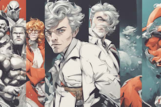 design characters and comic books