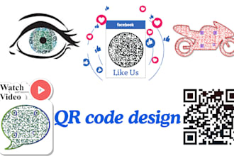 do create custom qr code design with your logo