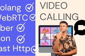 create webrtc app, chat app, linphone app, voip app, video calling app