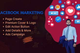 perfectly create and set up your facebook business or fan page and ads campaign