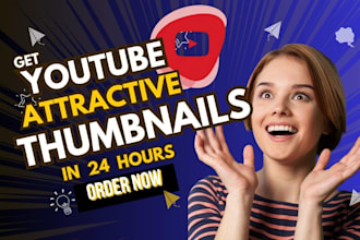 design amazing youtube thumbnail that epic boosts viewers in 24 hours