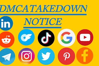 send dmca takedown reports google,reddit,onlyfans,instagram,tiktok ,