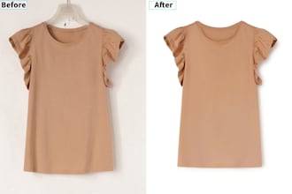 ghost mannequin neck joint dummy and background removal