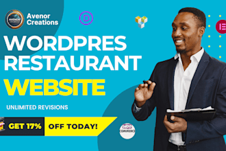 build or redesign wordpress restaurant, cafe, catering, food ordering website