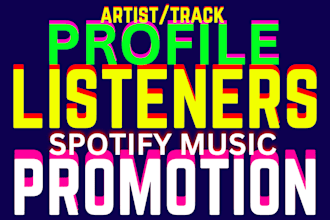 promote and increase your profile listeners on spotify