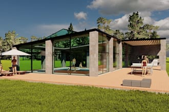 model and render with detail your exterior design
