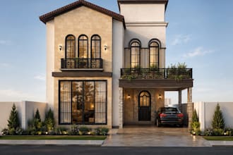 realistic exterior architectural rendering