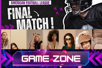 design facebook cover, youtube linkedin and twitter banner