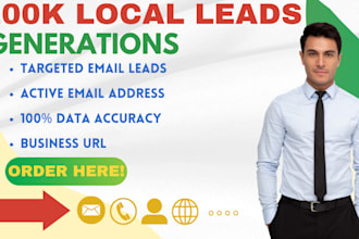 find targeted b2b local leads for business cold email sales contact info