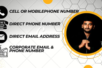 find all direct phone numbers, emails, and data enrichment