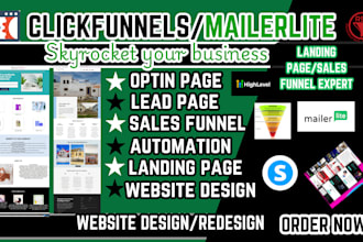 optimize your mailerlite, clickfunnels with expert zapier automation