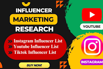 find best twitch, kick, instagram, youtube influencers email list for your