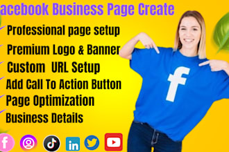 do facebook business page create with logo and banner