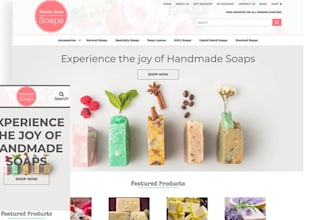 design soap shopify oil skincare store cosmetics store body spray soap wesite