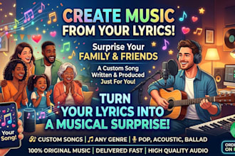 creat music from your lyrics