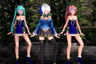 create fix or repair mmd model vr chat avatar character mmd sfn nsfw