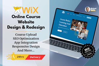 school website, education website, wix website design, school website redesign