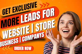 generate exclusive ecommerce leads store owner leads shopify store leads website