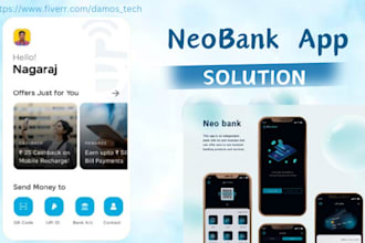 develop fintech app neobank app loan app investment app fintech website cash app