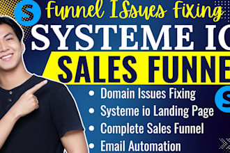 design systeme io sales funnel systemeio domain affiliate marketing landing page