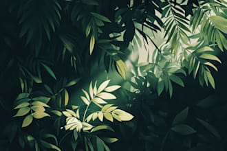 draw botanical illustrations of flowers, plants, fruits