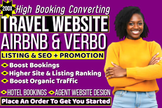 travel site promotion airbnb listing, airbnb promotion, google my business setup