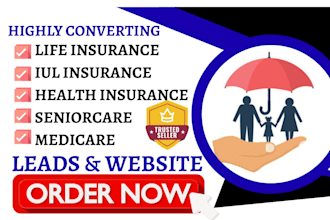 build final expense website life insurance health insurance obamacare leads